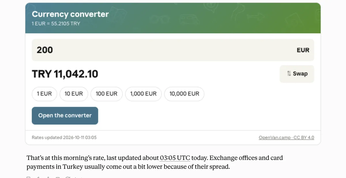Exchange rates