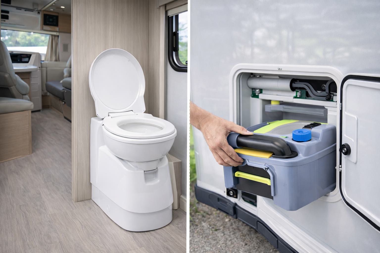 Cassette toilet types for RV